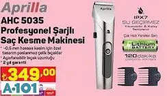 APRİLLA PROFESYONEL ŞARJLI SAÇ KESME MAKİNESİ